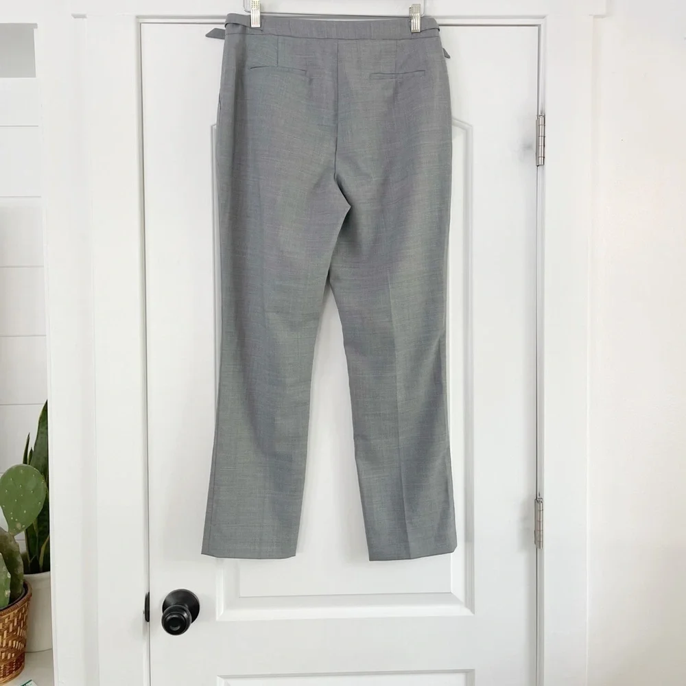 Brooks Brothers Wool-blend Hopsack Pleated Pants - 8